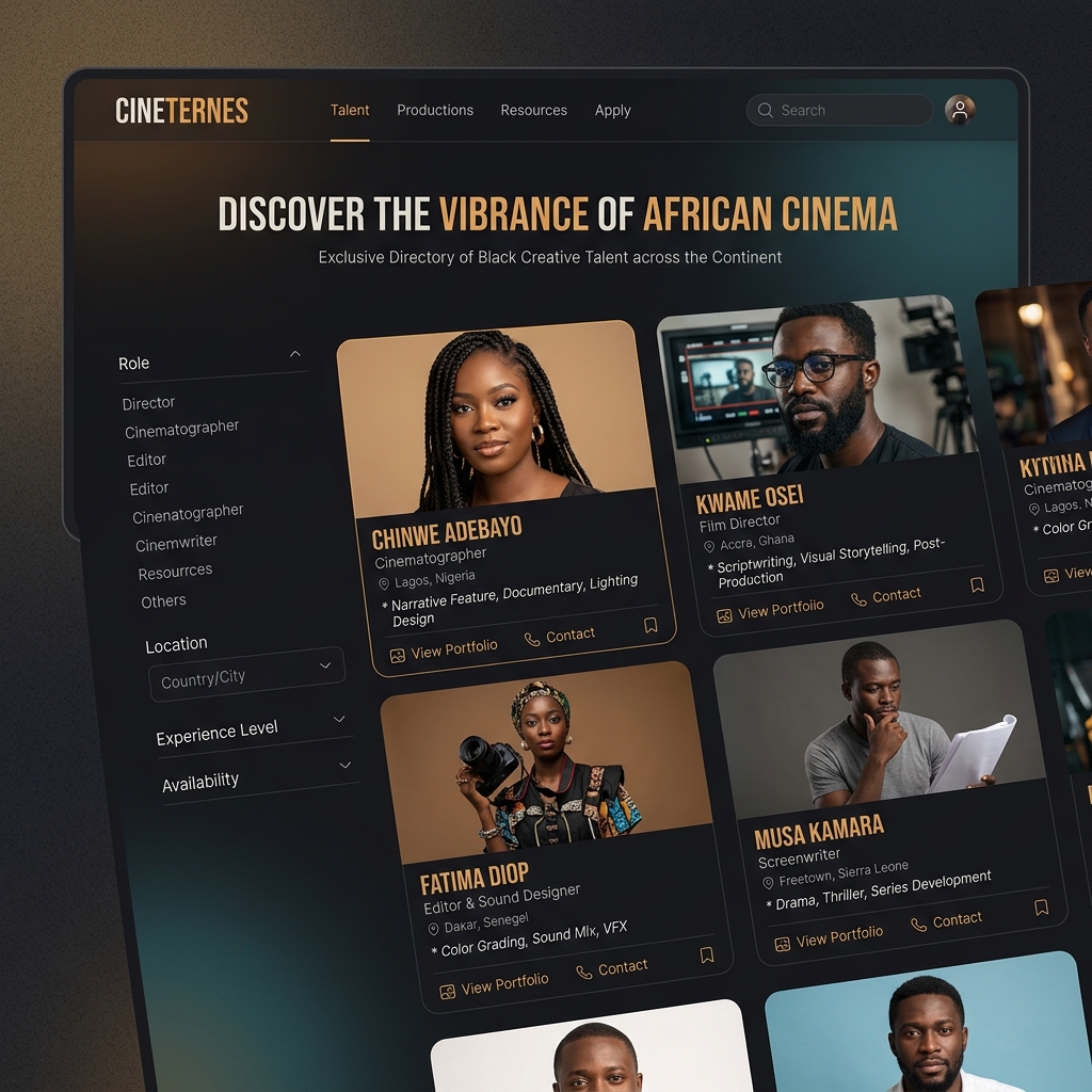 Cineterns — AI Film Industry Directory