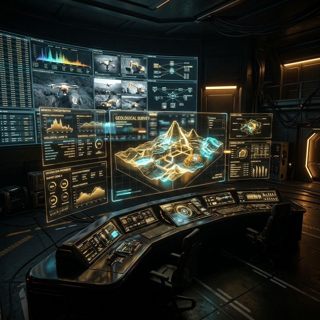 Mining Hub technology dashboard